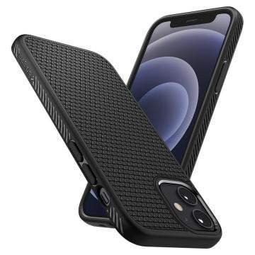 iPhone 12 Mini Kılıf, Spigen Liquid Air Matte Black