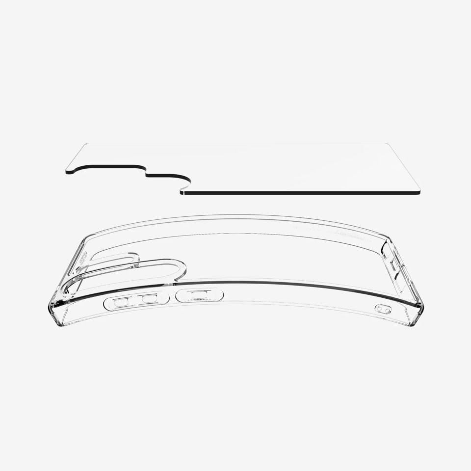 Spigen Galaxy S25 Ultra Kılıf Crystal Hybrid Crystal Clear Cyrstal Clear