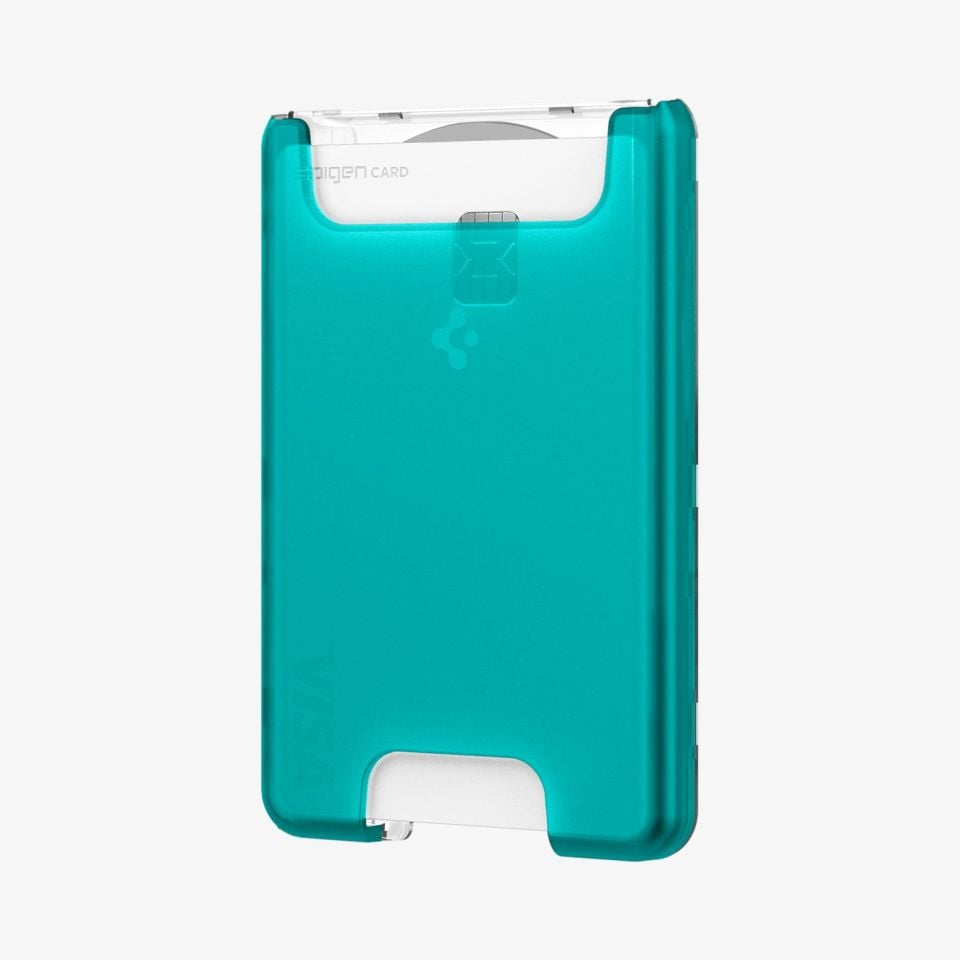 Spigen iPhone için MagSafe özellikli 3 Kartlı Manyetik Cüzdan Classic C1 Bondi Blue