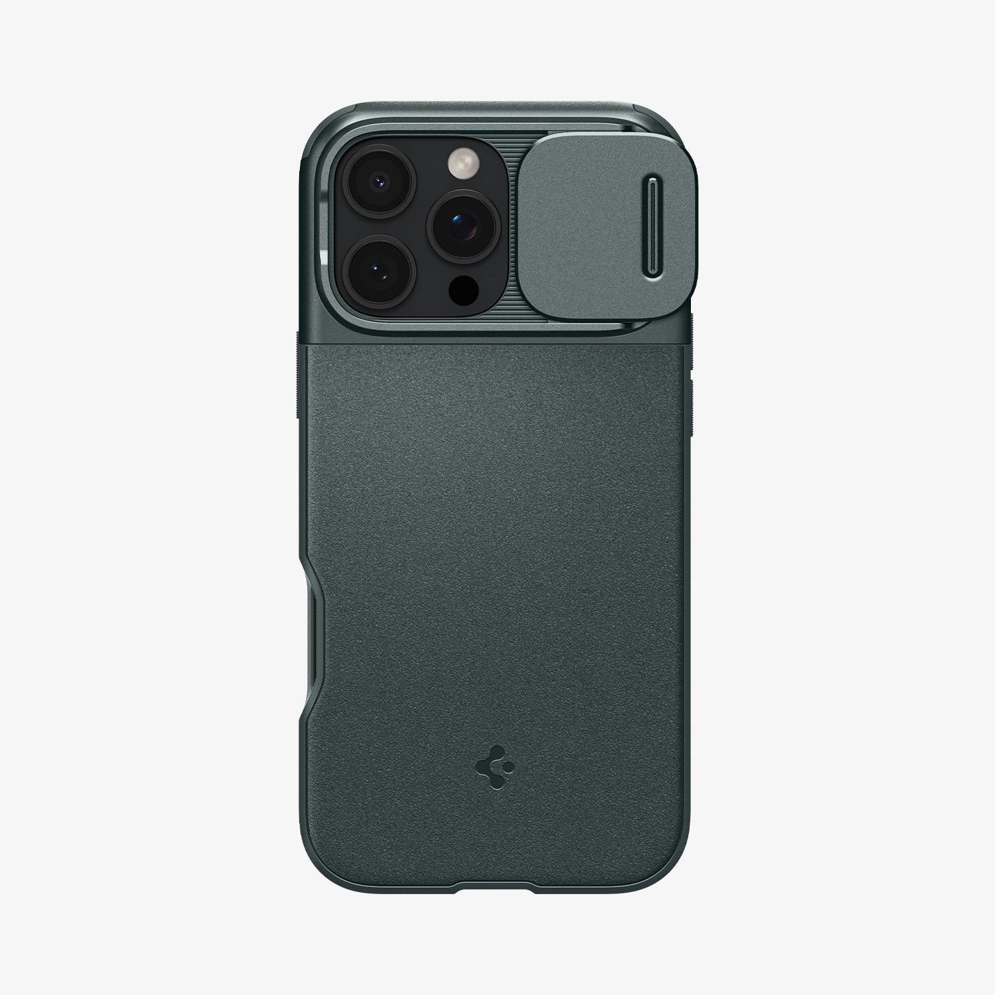 Spigen iPhone 16 Pro Max Kılıf Optik Armor MagFit MagSafe Özellikli Abyss Green