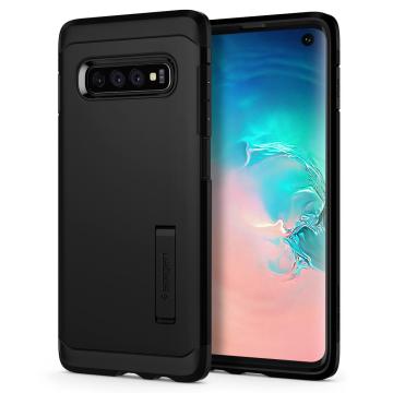 Galaxy S10 Kılıf, Spigen Tough Armor Black