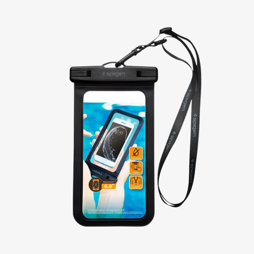 Spigen Universal Waterproof Tüm Cihazlarla Uyumlu IPX8  (25 Metre Dalış Sertifikalı) Su Geçirmez Kılıf