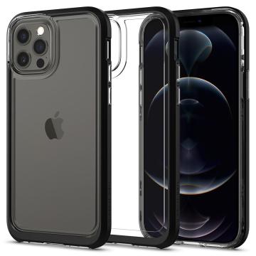 iPhone 12 Pro / iPhone 12 Kılıf, Spigen Neo Hybrid Crystal Black