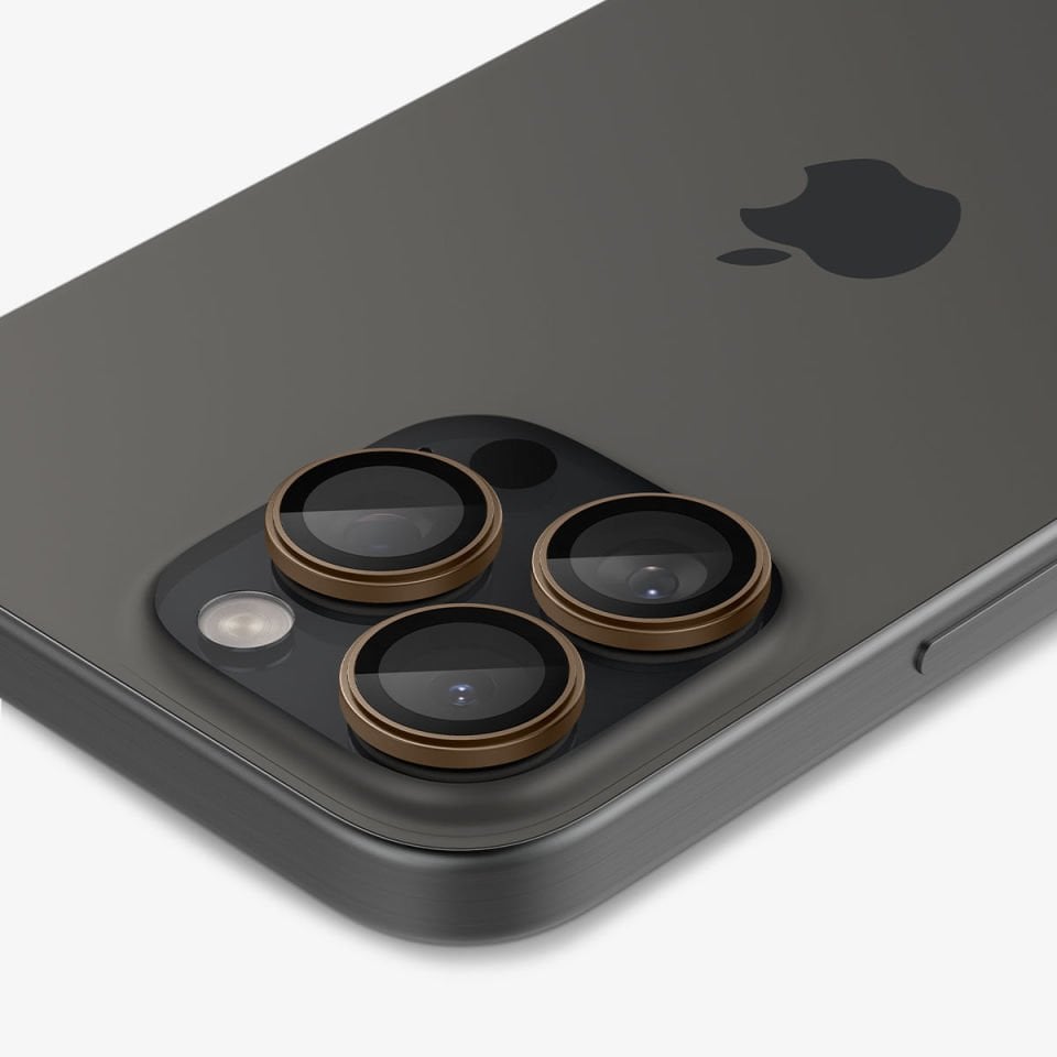 Spigen Apple iPhone 17 Pro Max / 17 Pro / 16 Pro Max / 16 Pro / 15 Pro Max / 15 Pro / 14 Pro Max / 14 Pro ile Uyumlu Kamera Lens Camı Koruyucu Kolay Kurulum GLAS.tR EZ Fit Optik Pro 2 Adet