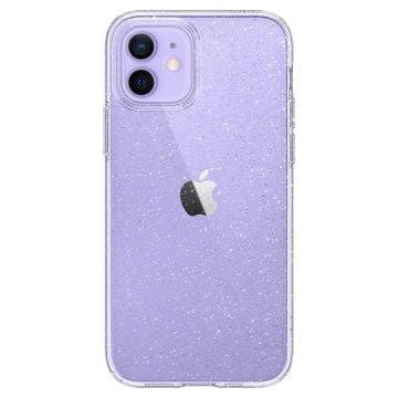 iPhone 12 Pro / iPhone 12 Kılıf, Spigen Liquid Crystal Glitter Crystal Quartz