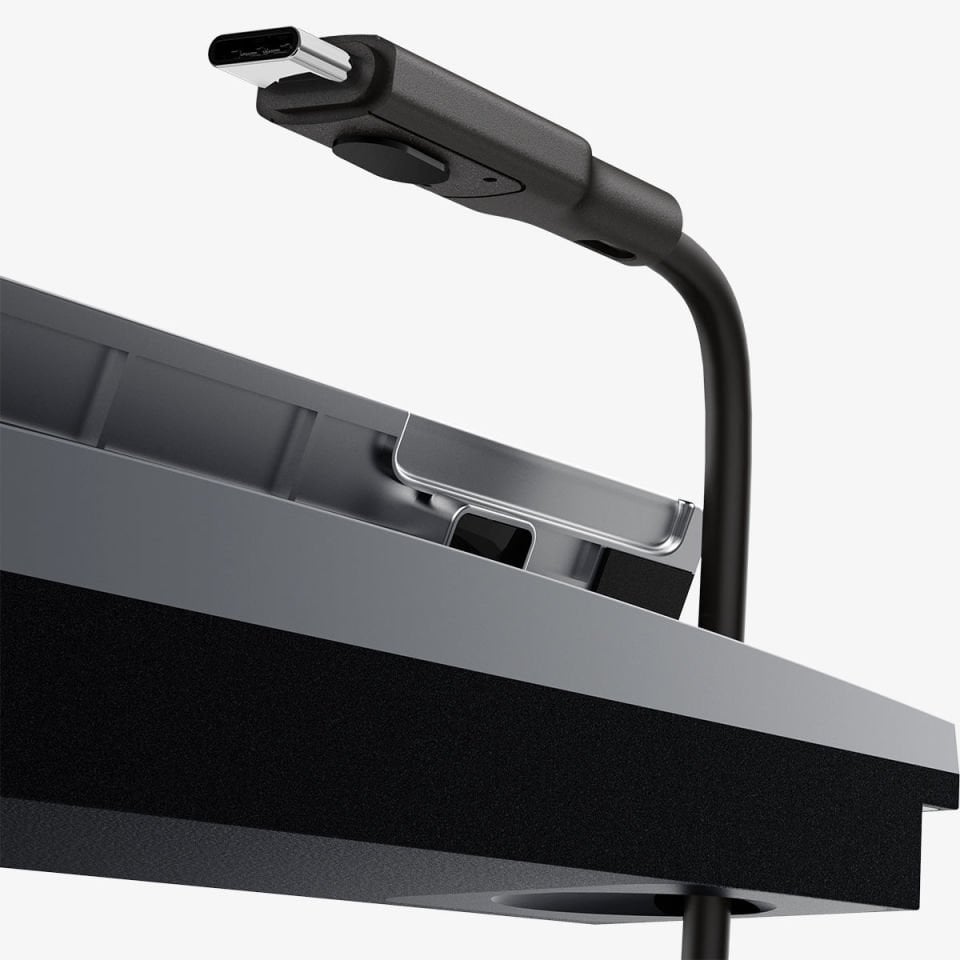 Spigen Tesla Model Y (2024-2023) & Model 3 (2023) Orta Konsol için Kablo Düzenleyici Black TO271