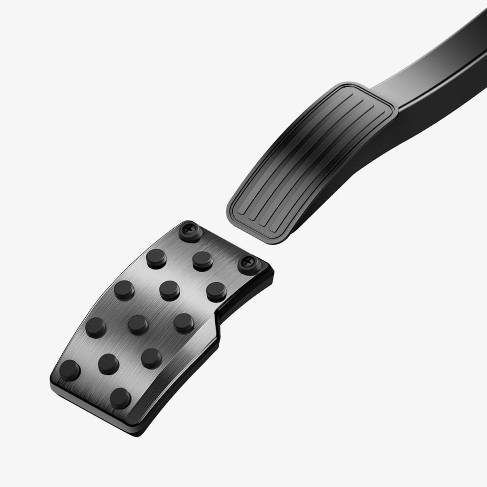 Spigen Tesla Model Y (2024) Type B Dışbükey Kaymaz Koruyucu Ayak Pedalı Silver TO201 - ACP07220