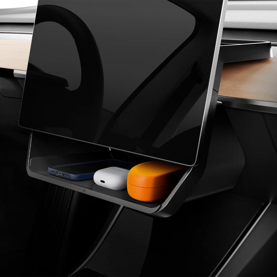 Spigen Tesla Model Y (2024-2023) & Model 3 (2023) Ekran Altı Düzenleyici