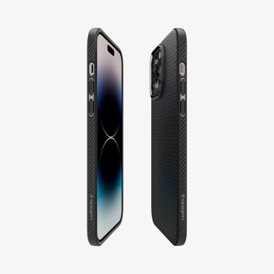iPhone 14 Pro Max Kılıf, Spigen Liquid Air Matte Black