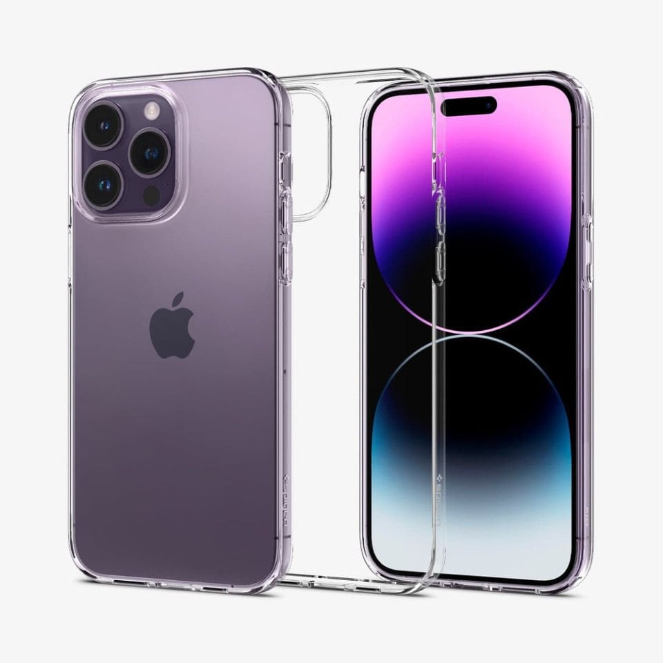 iPhone 14 Pro Max Kılıf, Spigen Liquid Crystal 4 Tarafı Tam Koruma