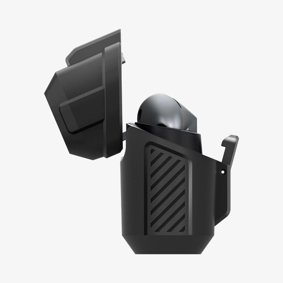 Spigen Galaxy Buds 3 / 3 Pro Kılıf Lock Fit Matte Black