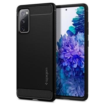 Galaxy S20 FE Kılıf, Spigen Rugged Armor Matte Black