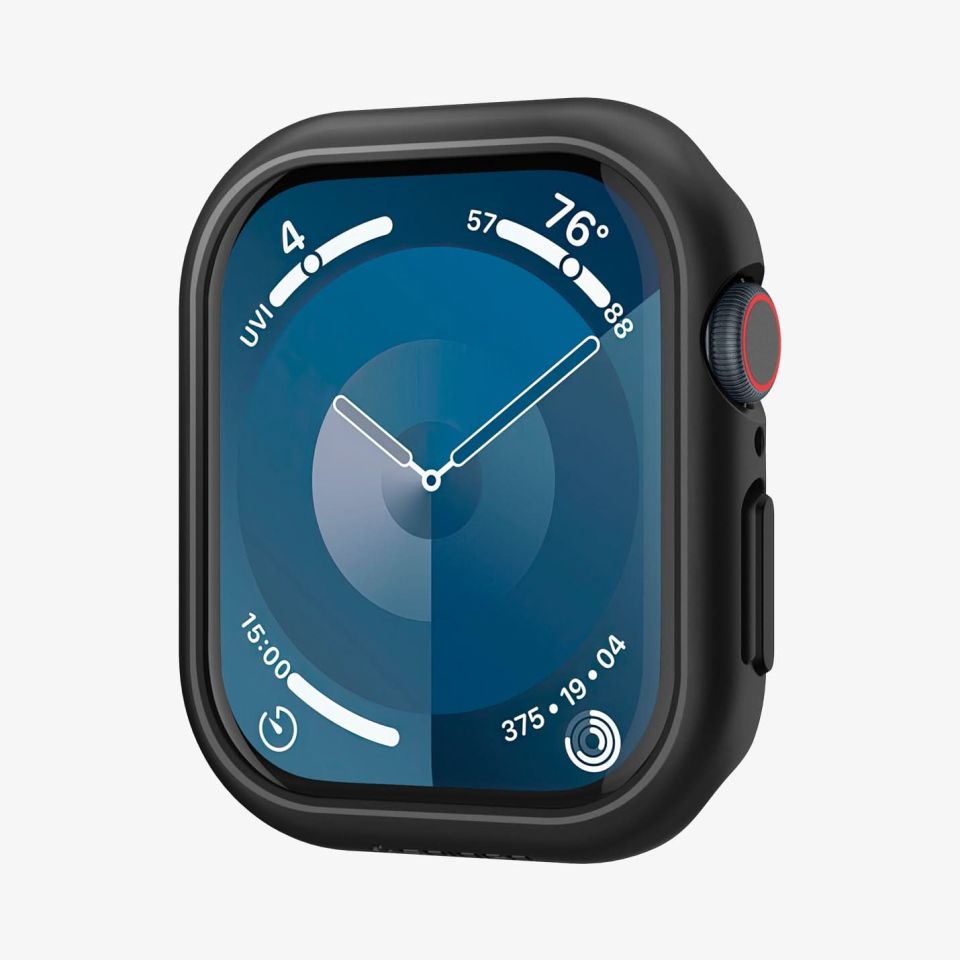 Spigen Apple Watch 46mm Seri 10 Kılıf Thin Fit Black
