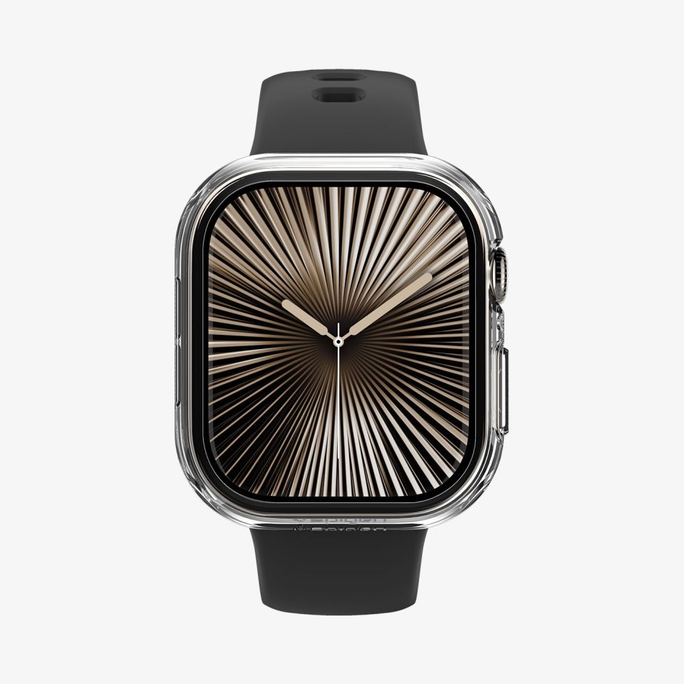 Spigen Apple Watch 46mm Seri 10 Kılıf Thin Fit Crystal Clear