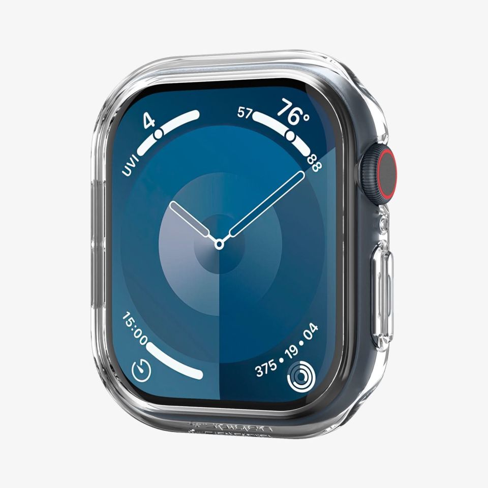 Spigen Apple Watch 46mm Seri 10 Kılıf Thin Fit Crystal Clear