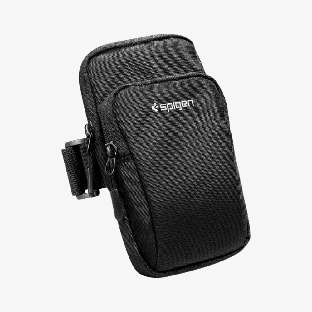 Spigen Dynamic Shield Kılıf / Çanta Spor için Kol Bandı (Tüm Cihazlarla Uyumlu) Armband Black