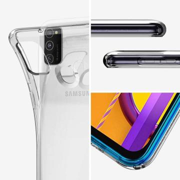 Galaxy M30s / M21 Kılıf, Spigen Liquid Crystal 4 Tarafı Tam Koruma