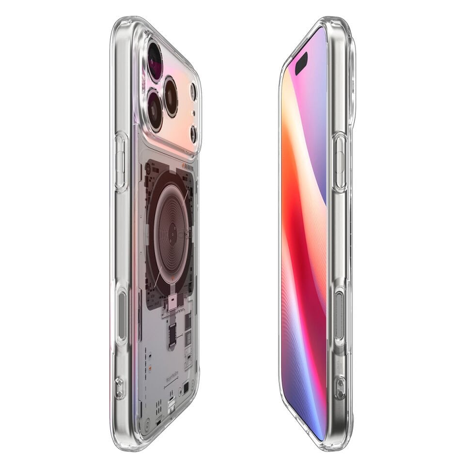 Spigen iPhone 17 Pro Max ince MagSafe Kılıf Ultra Hybrid Sararma Karşıtı DuraClear™ Hava Kanalı Teknolojisi™ Askeri Sınıf Koruma MagFit Tasarım Kapak Neo One