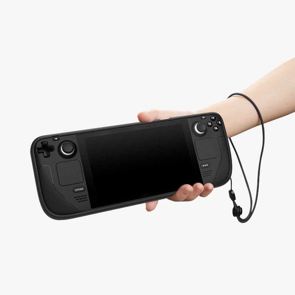 Spigen Steam Deck ile Uyumlu Kılıf Rugged Armor Black