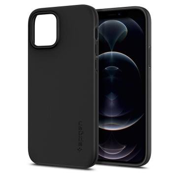iPhone 12 / iPhone 12 Pro Kılıf, Spigen Thin Fit Pro Black