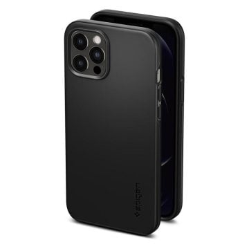 iPhone 12 Pro Max Kılıf, Spigen Thin Fit Pro Black