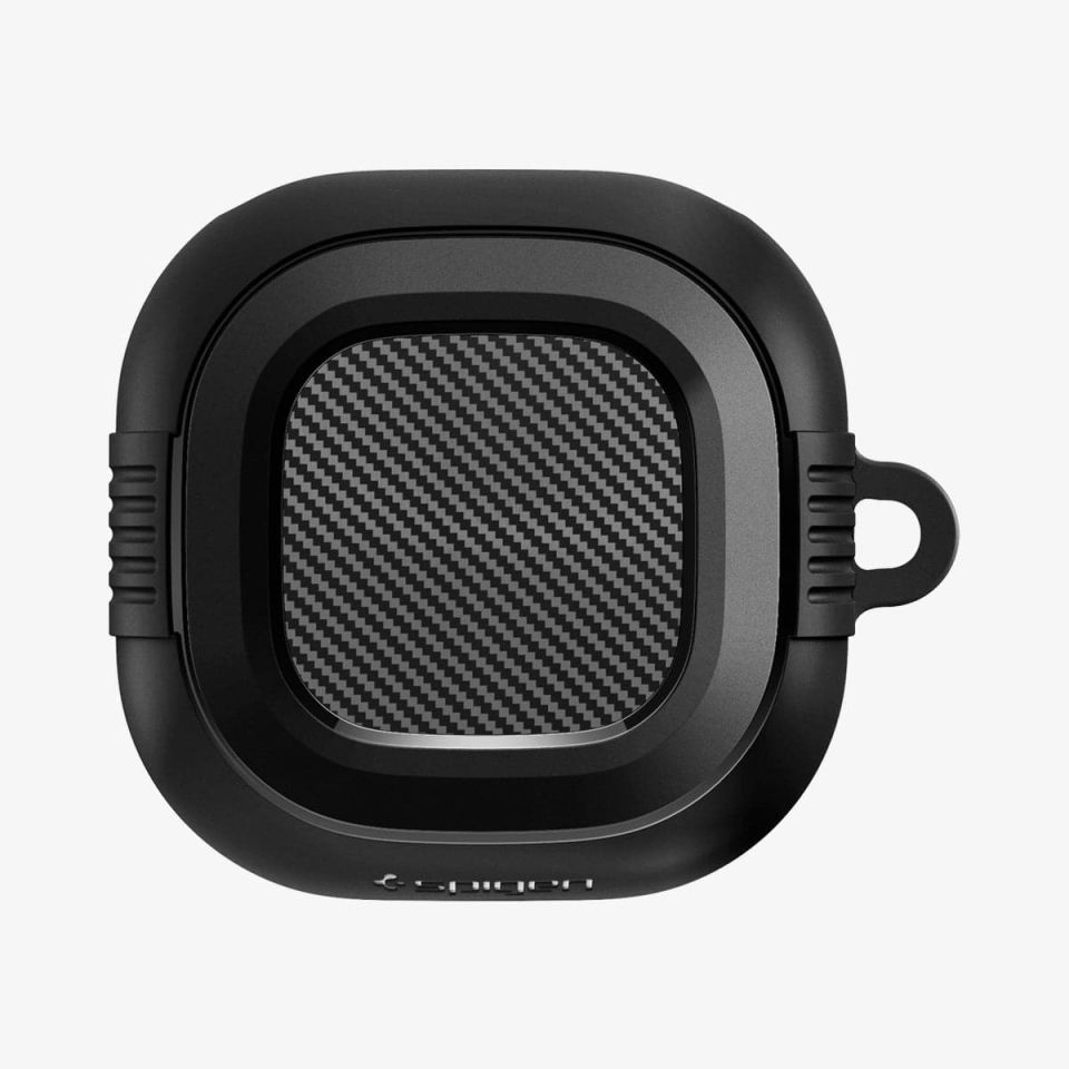 Galaxy Buds Pro / Live Kılıf, Spigen Rugged Armor Black - Spigen