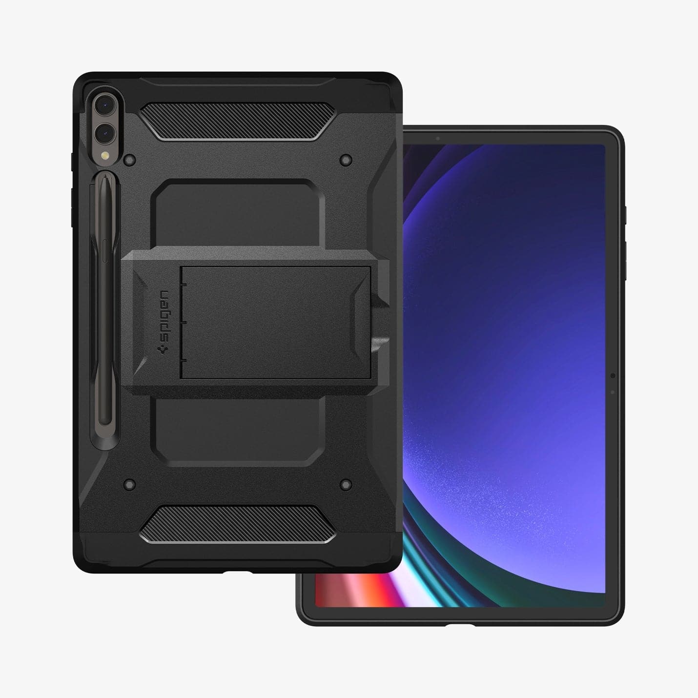Spigen Galaxy Tab S10 Plus / Tab S9 Plus Kılıf Tough Armor Pro Black