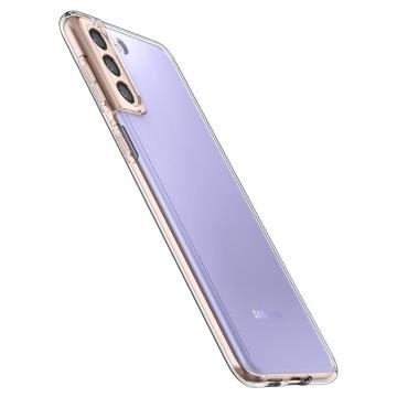 Galaxy S21 Kılıf, Spigen Liquid Crystal 4 Tarafı Tam Koruma Crystal Clear