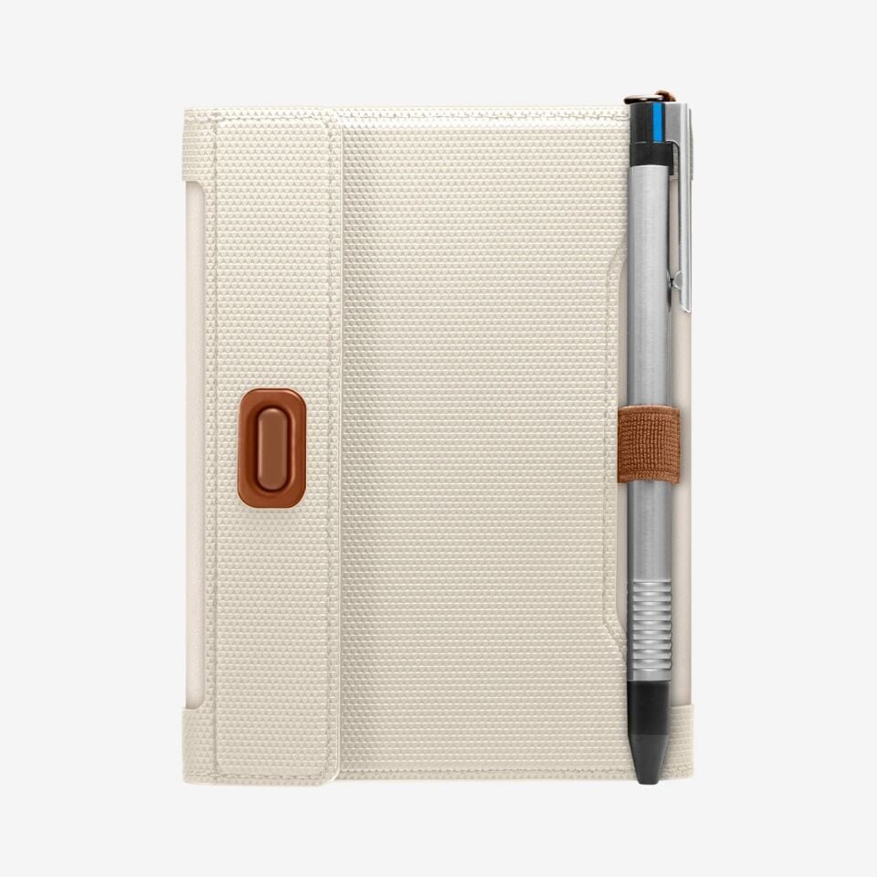 Spigen Passport Holder RFID Korumalı Seyahat Çantası Pasaport Cüzdan Dune Beige