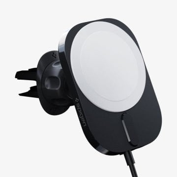 Spigen MagFit Air Vent Araç içi Telefon Tutucu + Manyetik Kablosuz Şarj Cihazı iPhone için MagSafe özellikli OneTap Pro 3 ITM12W