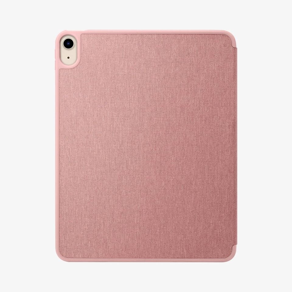 Spigen iPad Air 11'' M3 (2025) / M2 (2024) / Air 10.9'' (2022 / 2020) Kılıf Urban Fit Askeri Sınıf Koruma Örgü Kumaş Tasarım Rose Gold