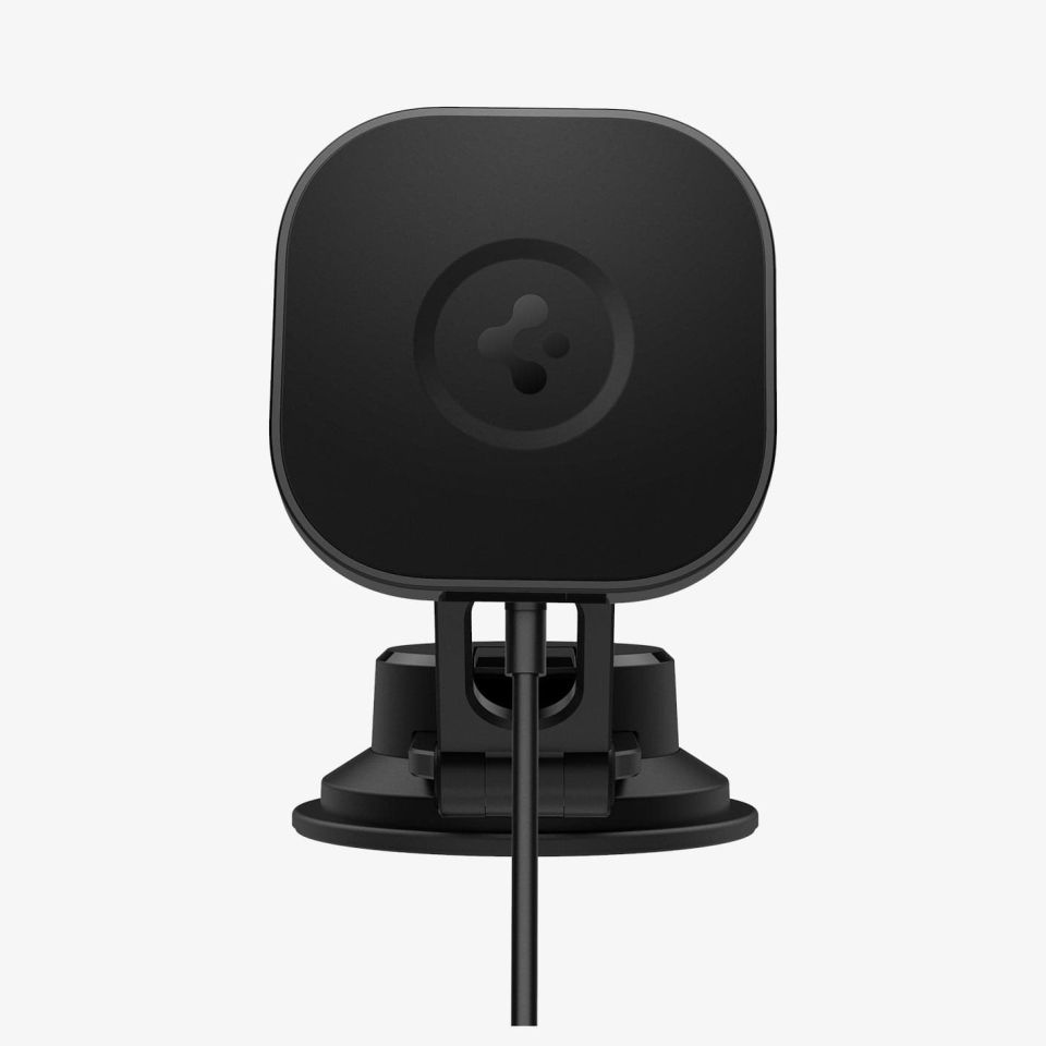 Spigen MagFit Dashboard Araç içi Telefon Tutucu + Manyetik Kablosuz Şarj Cihazı iPhone için MagSafe özellikli OneTap Pro 3 ITS35W-3 Black