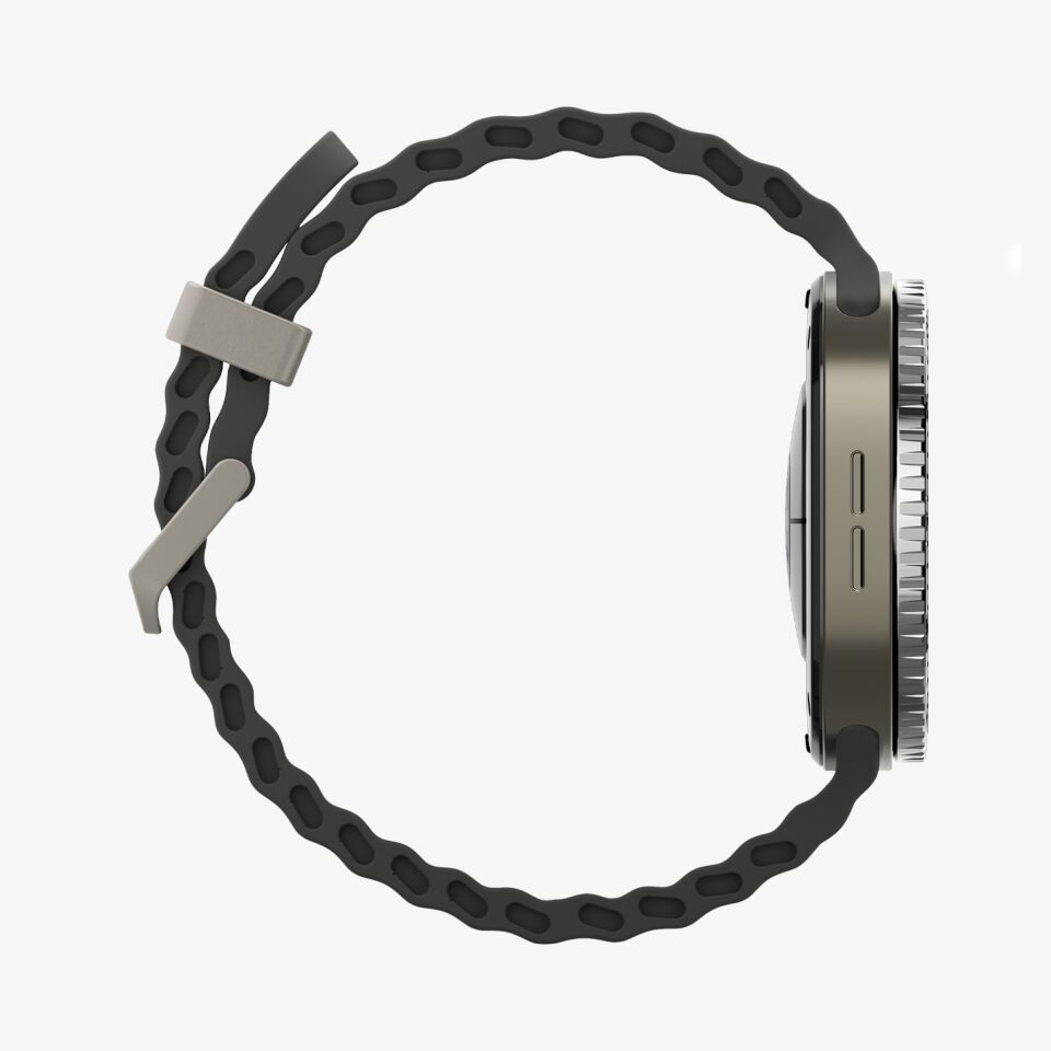 Spigen Galaxy Watch 8 (44mm) Kasa Koruyucu Bezel Tune Diver Saat Aksesuar Paslanmaz Çelik Yapı Üstün Koruma Black