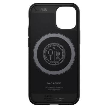 iPhone 12 Mini Kılıf, Spigen Mag Armor (MagSafe Uyumlu) Matte Black