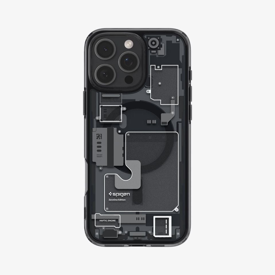 Spigen iPhone 16 Pro Max Kılıf Ultra Hybrid MagFit MagSafe Özellikli Zero One Black