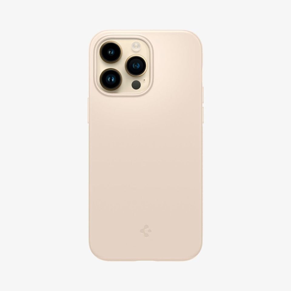 iPhone 14 Pro Kılıf, Spigen Thin Fit Sand Beige