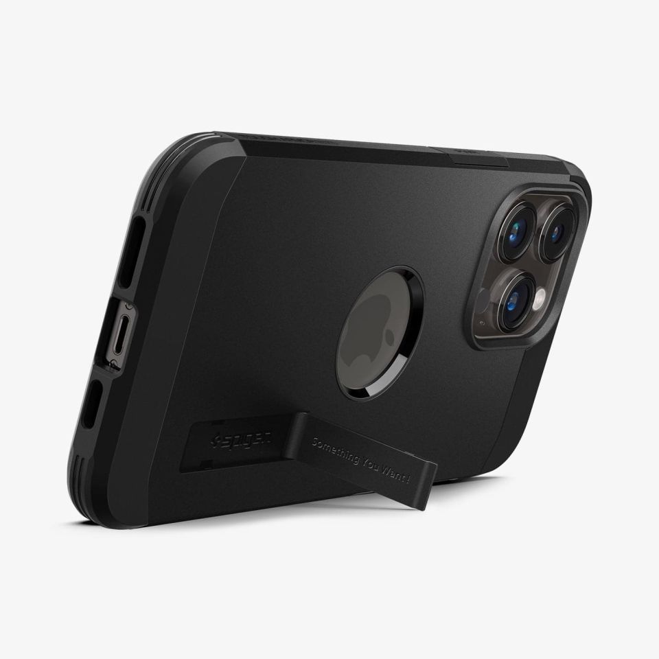 iPhone 14 Pro Kılıf, Spigen Tough Armor MagFit (MagSafe Uyumlu) Black