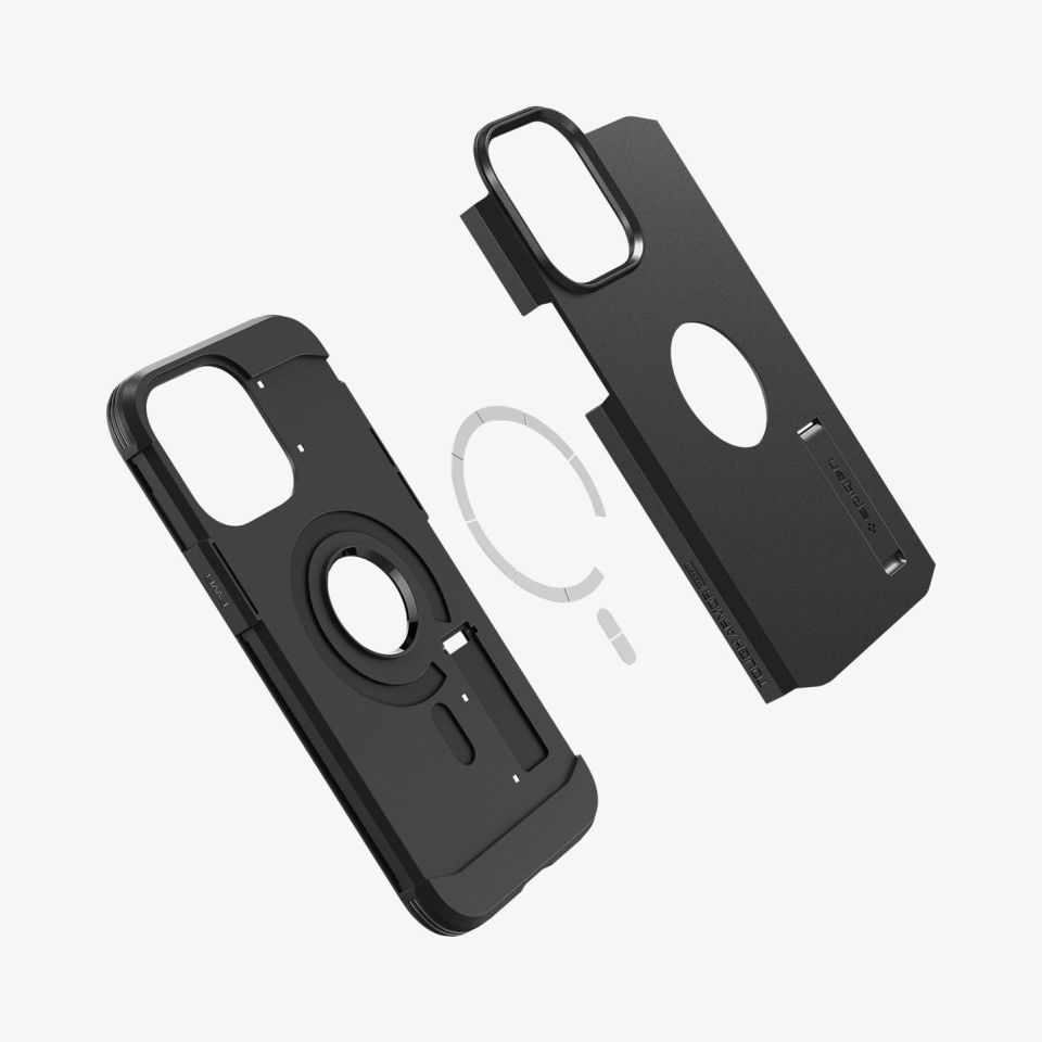 iPhone 14 Pro Kılıf, Spigen Tough Armor MagFit (MagSafe Uyumlu) Black