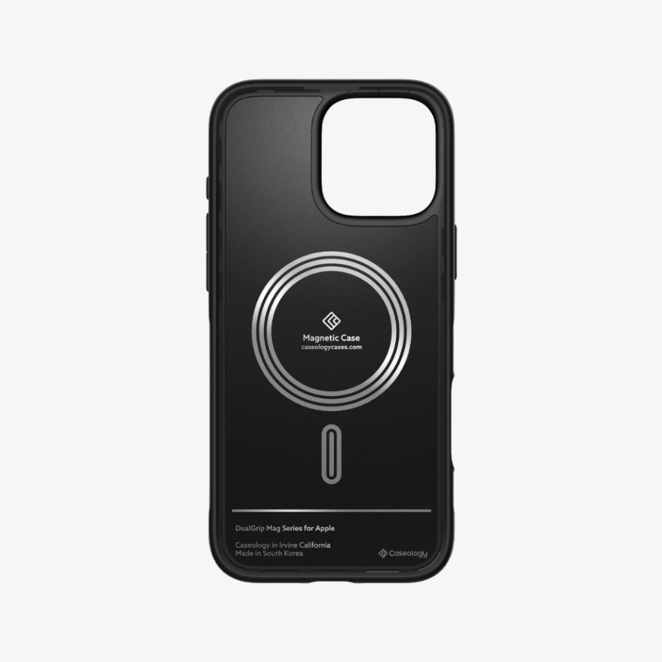 Spigen Caseology iPhone 16 Pro Max Kılıf Dual Grip Mag MagSafe Özellikli Braided Black