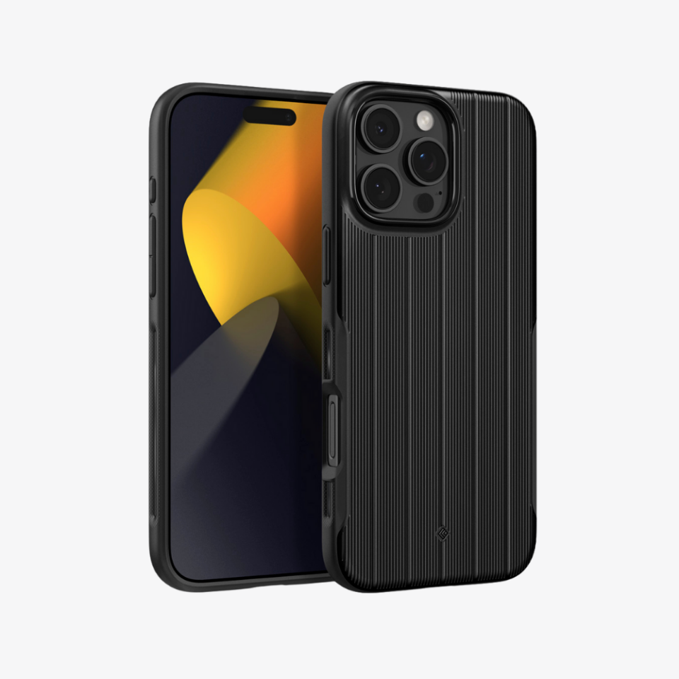 Spigen Caseology iPhone 16 Pro Max Kılıf Dual Grip Mag MagSafe Özellikli Braided Black