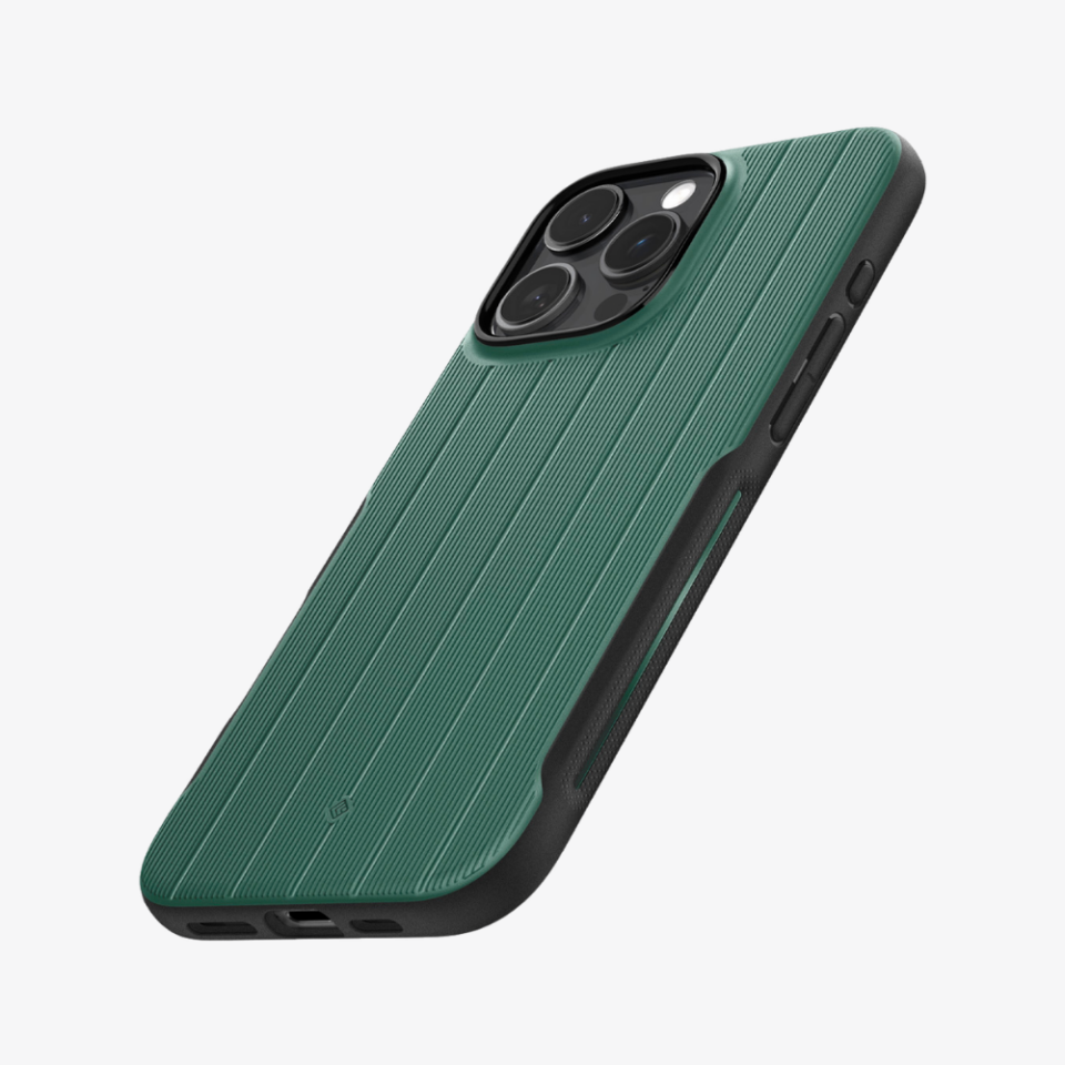 Spigen Caseology iPhone 16 Pro Max Kılıf Dual Grip Mag MagSafe Özellikli Braided Green