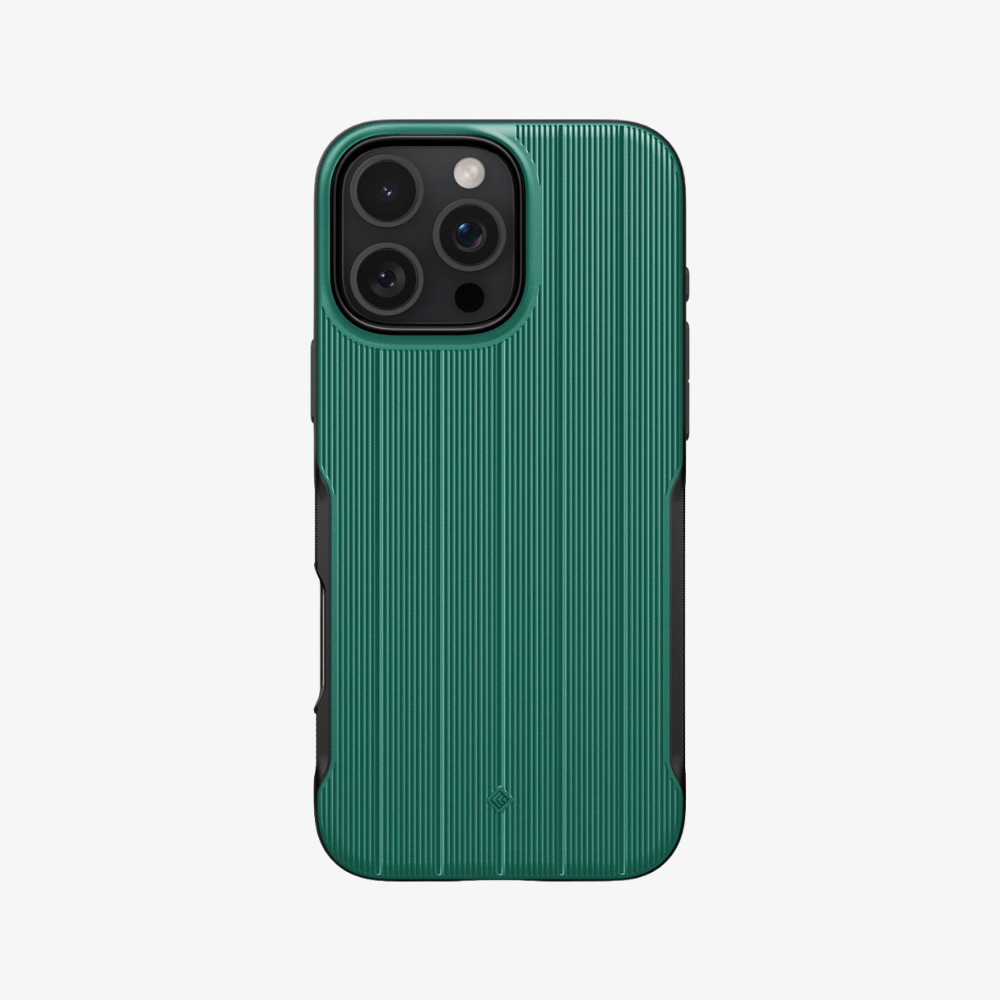 Spigen Caseology iPhone 16 Pro Max Kılıf Dual Grip Mag MagSafe Özellikli Braided Green