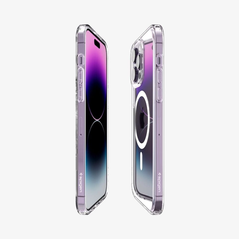iPhone 14 Pro Kılıf, Spigen Ultra Hybrid MagFit (MagSafe Uyumlu) Carbon Black