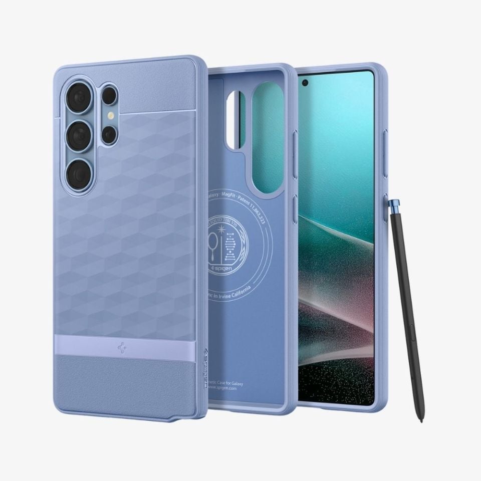 Spigen Caseology Galaxy S25 Ultra Kılıf Parallax Mag Özellikli Purple-ish
