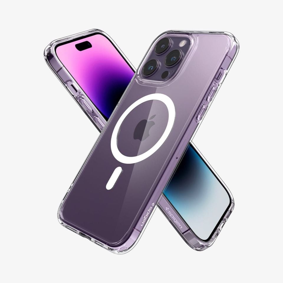 iPhone 14 Pro Kılıf, Spigen Ultra Hybrid MagFit (MagSafe Uyumlu) White