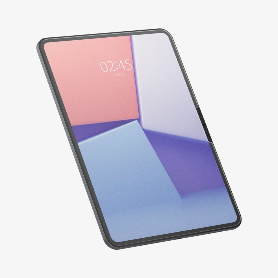 Spigen iPad Pro 11'' (2025/2024) ile Uyumlu Defter Kağıt Hissiyatlı Ekran Koruyucu Kolay Kurulum Paper Touch EZ Fit - AGL07789