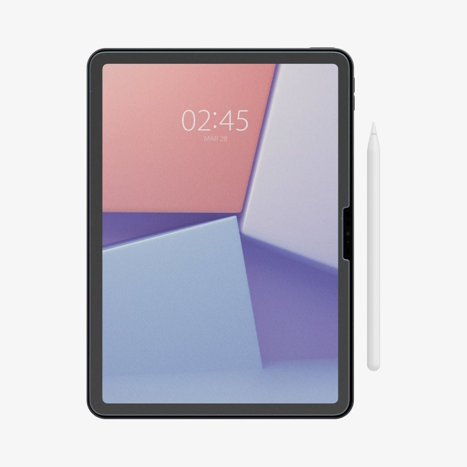 Spigen iPad Air 11'' M3 (2025) / M2 (2024) Defter Kağıt Hissiyatlı Ekran Koruyucu Kolay Kurulum Paper Touch EZ Fit