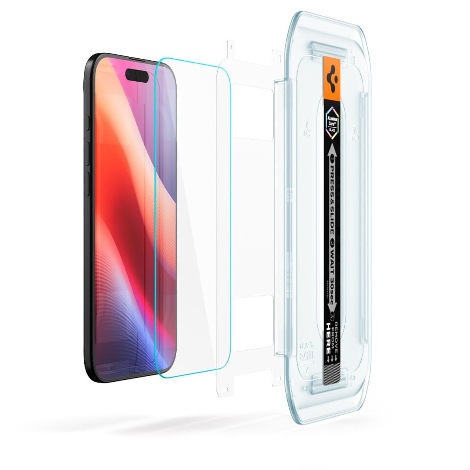 Spigen iPhone Air Cam Ekran Koruyucu Kolay Kurulum GLAS.tR EZ Fit Slim HD (2 Adet)