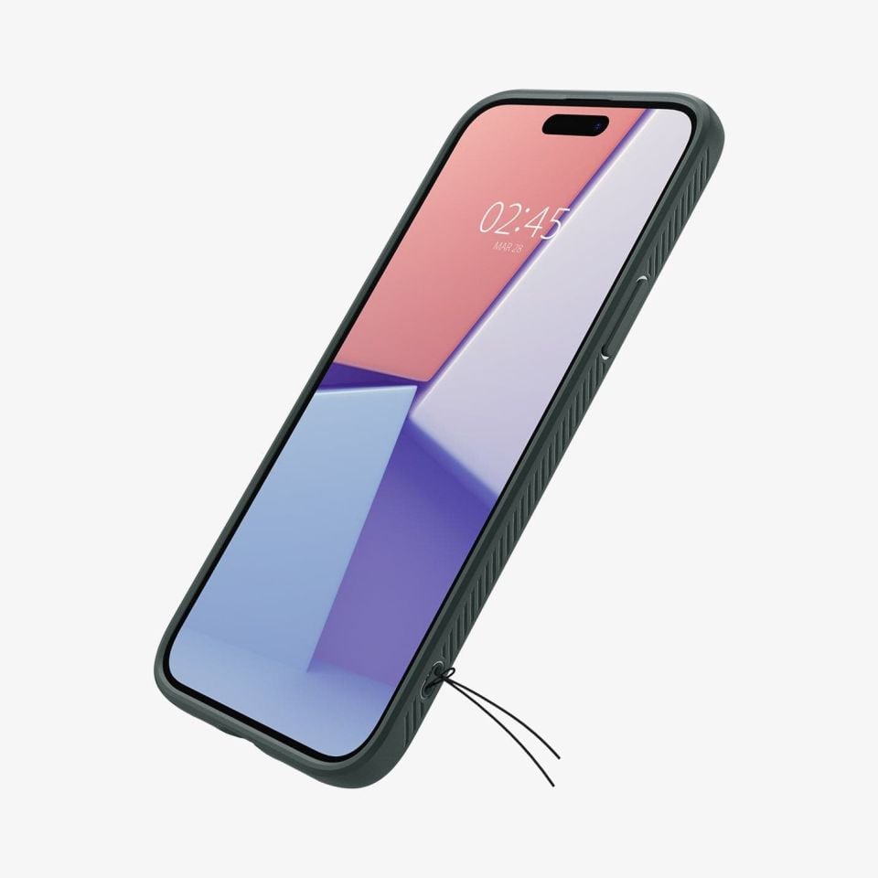 iPhone 15 Kılıf, Spigen Liquid Air Abyss Green