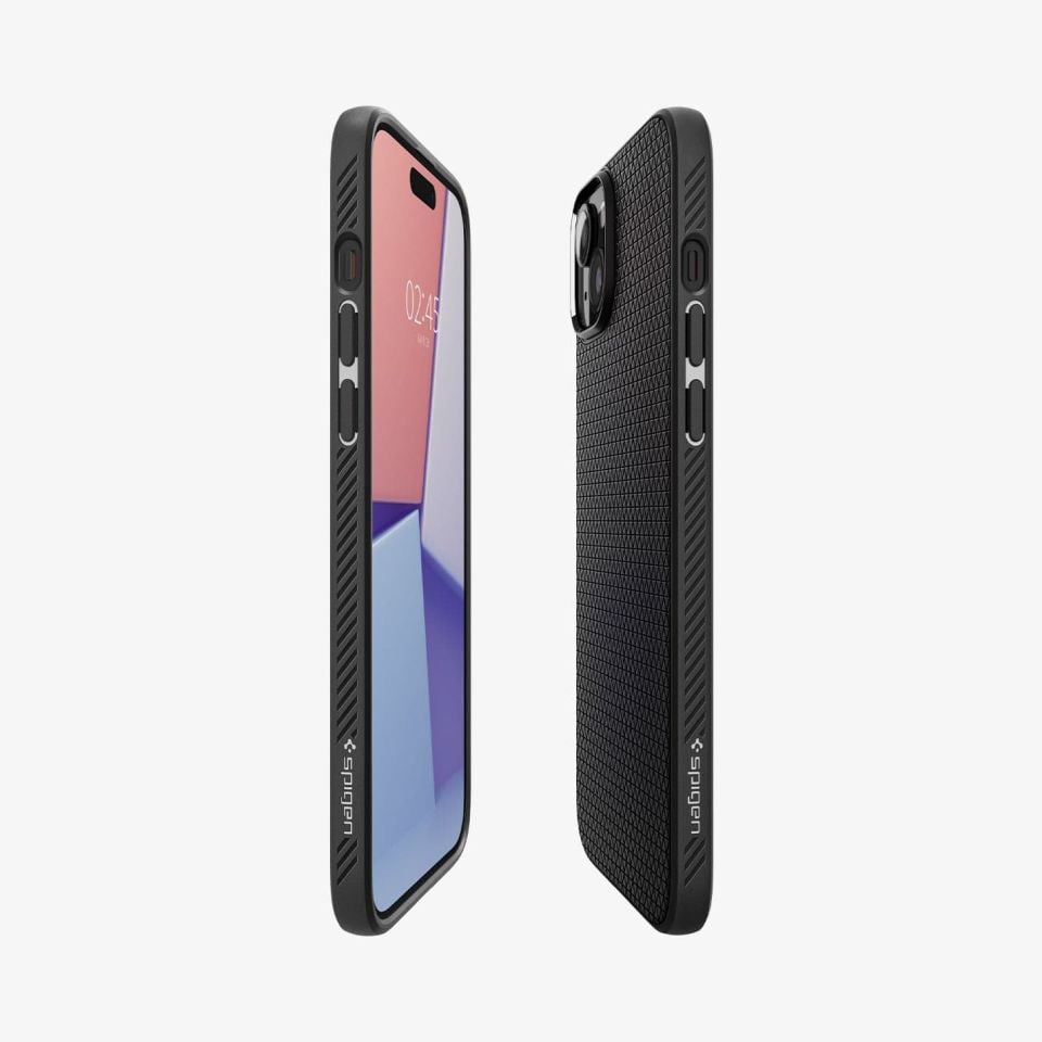 iPhone 15 Kılıf, Spigen Liquid Air Matte Black